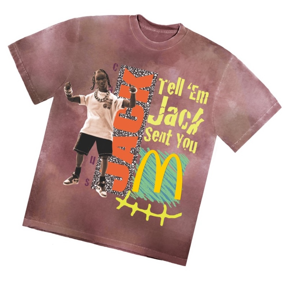 NEW! Travis Scott x McDonald’s Jack Smile II T-Shirt Size Large Cactus Jack